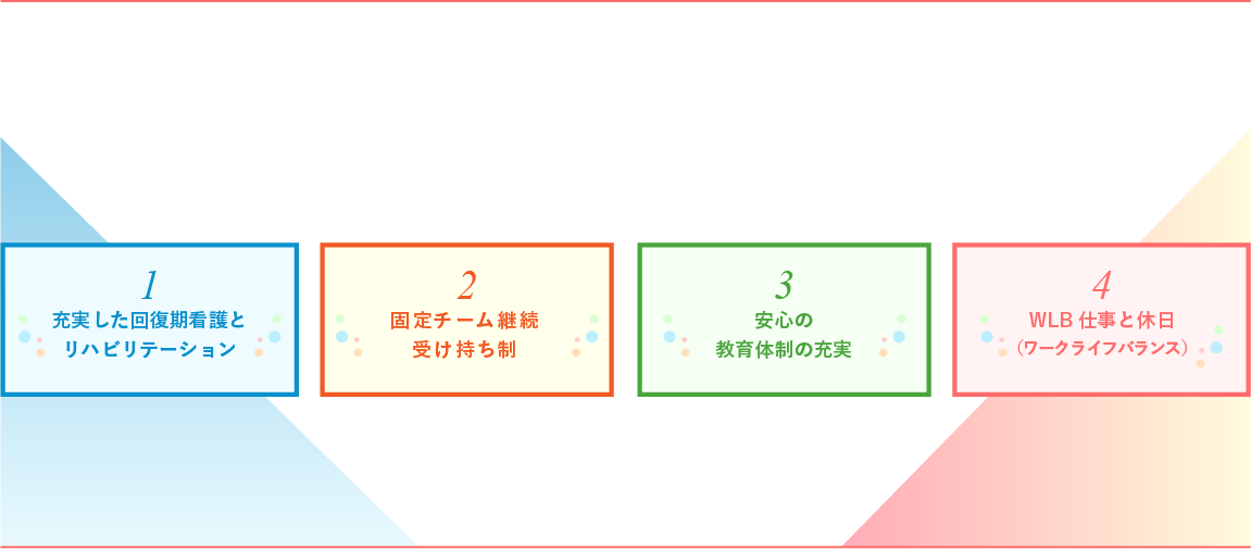 看護部4つの特徴